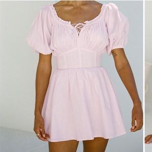 Sabo Skirt Pink corset Dress Medium